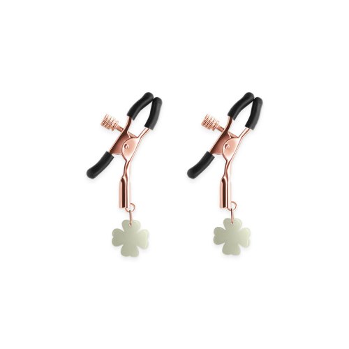 Bound Nipple Clamps - G4 Rose Gold GID