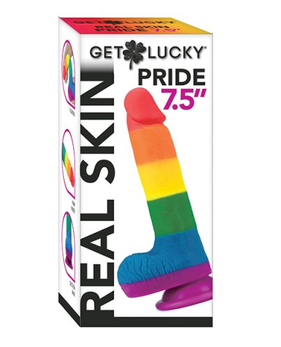 Get Lucky 7.5\" Real Skin Series Pride- Rainbow