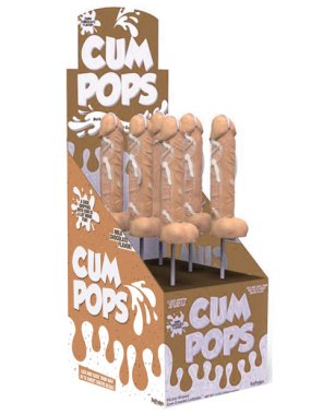 Cum Cock Pops Display - Milk Chocolate Display of 6