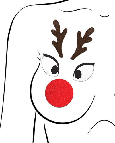 Pastease Premium Holiday Reindeer Boob Kit - Multi O/S