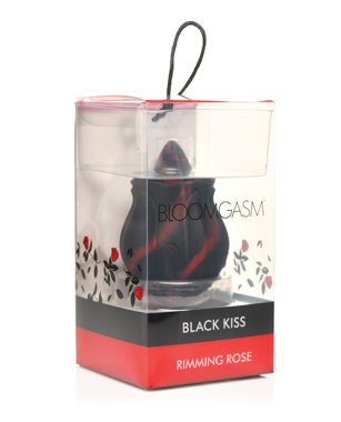 Bloomgasm The Rose Fondle 10X Massaging Clit Stimulator - Black