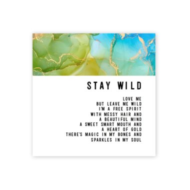 Stay Wild - Magnet *