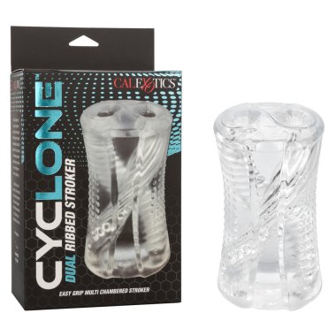 Cyclone Dual Ribbed Frotting Stroker