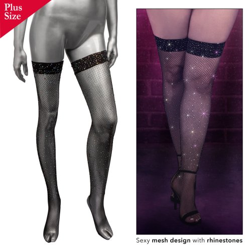 Radiance™ Thigh High Stockings - Plus