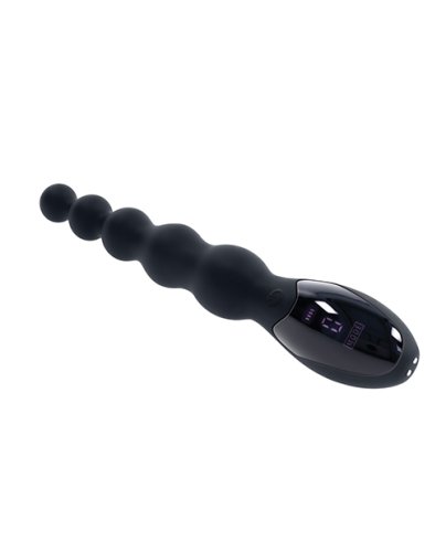 Zero Tolerance Backdoor Baton Beaded Anal Vibrator - Black