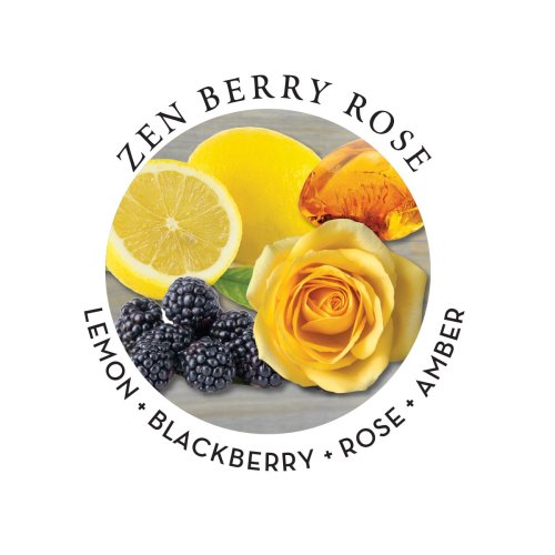 Massage Oil Zen Berry Rose 2 fl oz / 60 ml