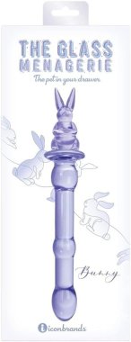 GLASS MENAGERIE RABBIT PURPLE