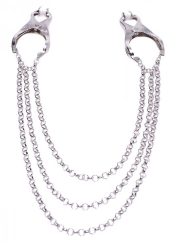 MASTER SERIES AFFIX TRIPLE CHAIN NIPPLE CLAMPS