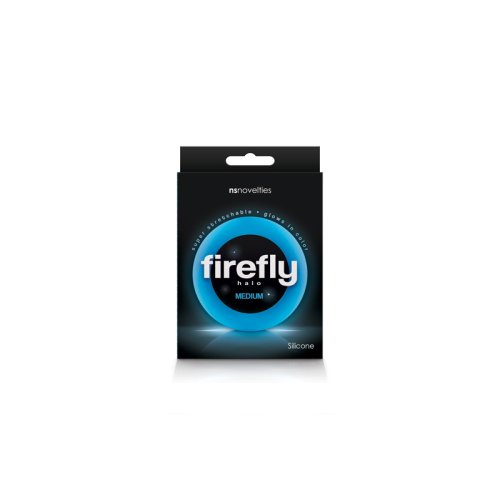 FIREFLY HALO MEDIUM RING BLUE