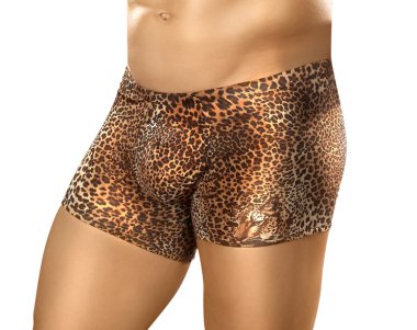 ANIMAL POUCH SHORT MEDIUM LEOPARD