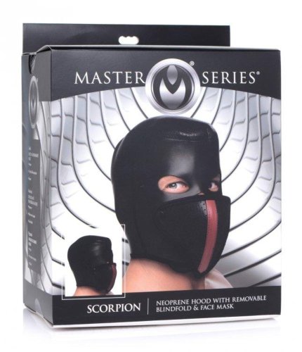 Scorpion Hood w Removable Blindfold/Mask