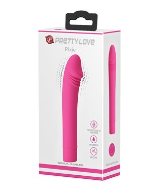 Pretty Love Pixie Silicone Mini Vibrator - Pink