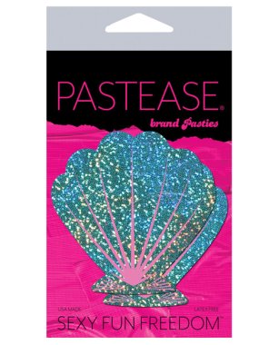 Pastease Premium Glitter Shell - Seafoam Green and Pink O/S
