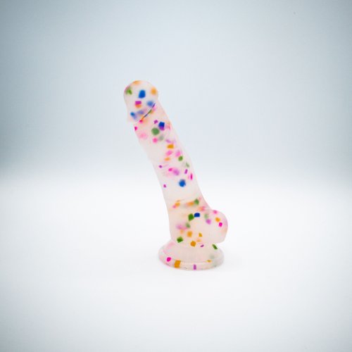 Cock-A-Palooza Confetti Silicone Dildo