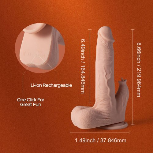 Colter App-Enabled Thrust/Licking Dildo