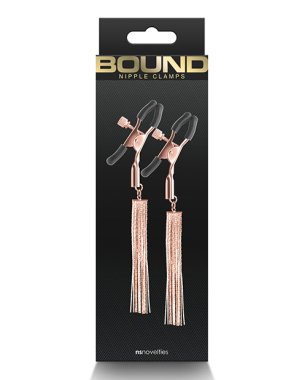 Bound D2 Nipple Clamps - Rose Gold