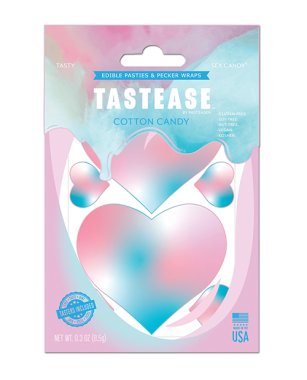 Pastease Tastease Edible Pasties & Pecker Wraps - Cotton Candy O/S