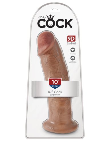 KING COCK 10 IN COCK TAN