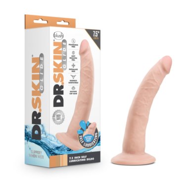 Dr. Skin - Glide 7.5" Self-Lubing Dildo