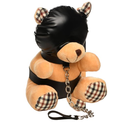 Hooded Bondage Teddy Bear Plush