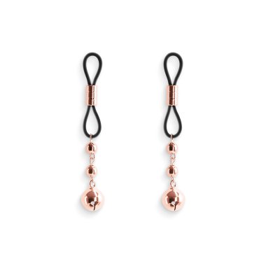 Bound Nipple Clamps - D1 - Rose Gold