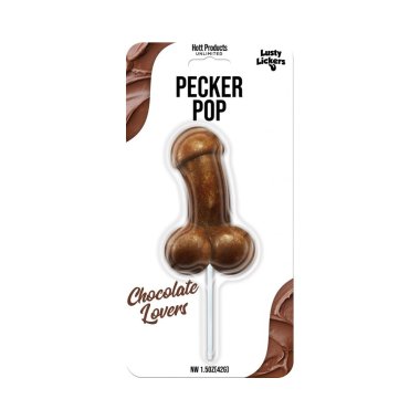 Lusty Lickers Pecker Pop - Chocolate