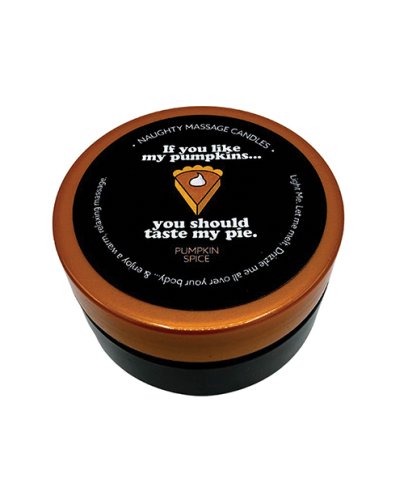 Kama Sutra Halloween Mini Massage Candle - 1.7 oz Taste my Pie