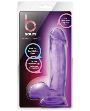 Blush B Yours Sweet n Hard 1 w/Suction Cup - Purple