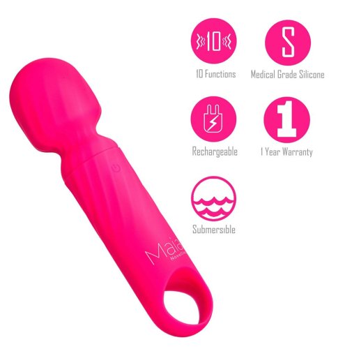 DOLLY PINK SILICONE MINI WAND RECHARGEABLE