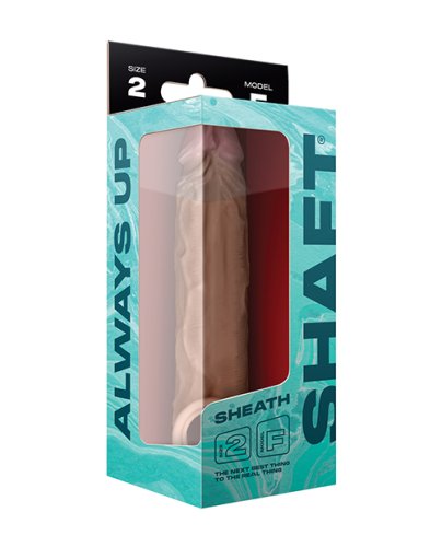 Shaft Model F Flexskin Liquid Silicone 8.8\" Sheath - Pine