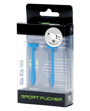 NO ETA=Sport Fucker Cum Plug Kit - Blue