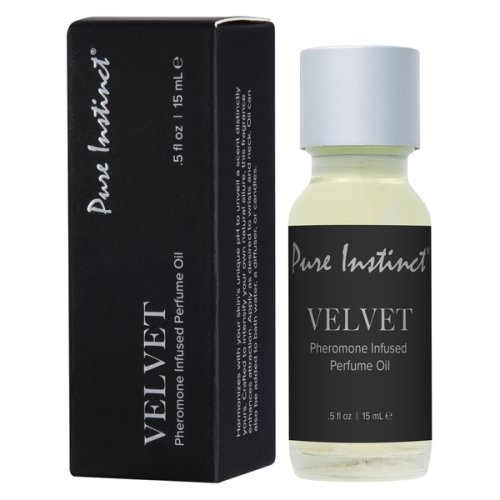 PURE INSTINCT PHEROMONE INFUSED PERFUME OIL EAU DE PARFUM VELVET .5FL OZ/15ML