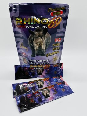 RHINO 69 HONEY BLUEBERRY POUCH (NET)