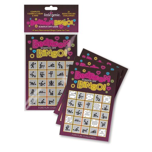Bedroom Bingo Scratch off Romance 8cards