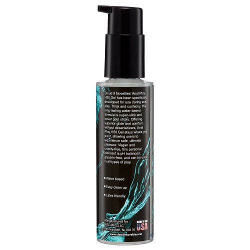 CLOUD 9 H2O ANAL PLAY GEL 4oz