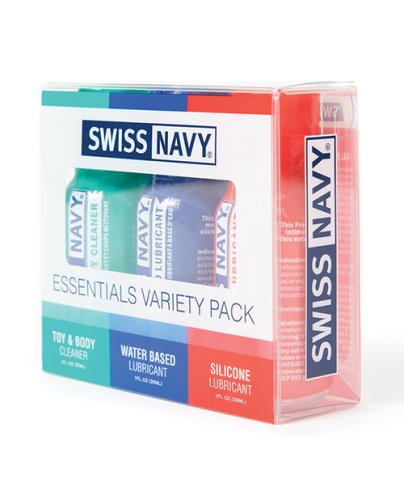 NO ETA Swiss Navy Essentials Variety Pack of 3 - 1 oz