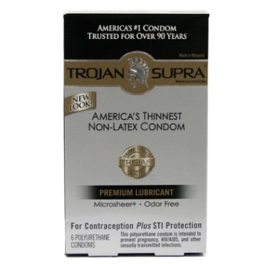 TROJAN SUPRA BARESKIN 6PK NON-LATEX