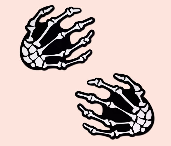 PASTEASE SKELETON HANDS GLOW IN THE DARK