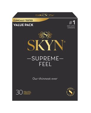 Lifestyles SKYN Supreme Feel Condoms - Pack of 30