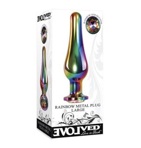 Evolved Rainbow Metal Plug - Large