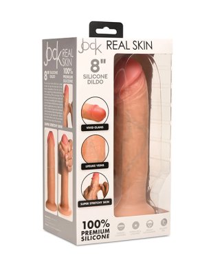 Curve Toys Jock Real Skin Silicone 8" Dildo