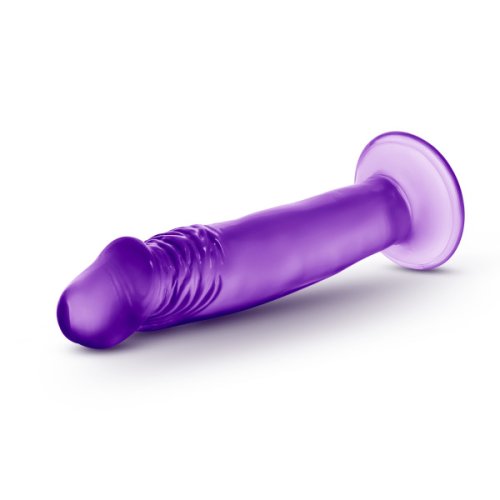 B YOURS SWEET N SMALL 6IN DILDO W/ SUCTION CUP PURPLE