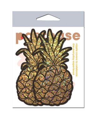 Pastease Premium Glitter Pineapple - Gold O/S
