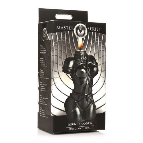 Bound Goddess Drip Candle - Black