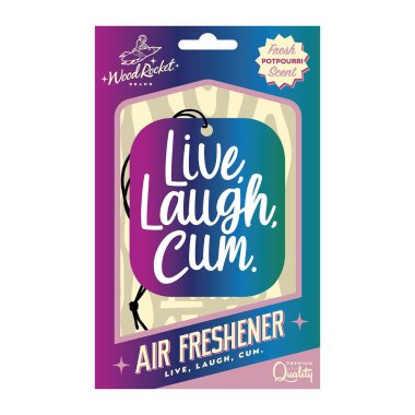 Live Laugh Cum Air Freshner