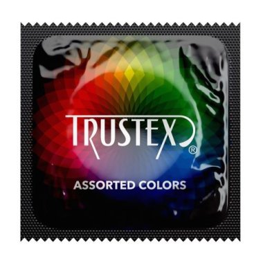 TRUSTEX CONDOMS 288PC BOWL ASSTD COLORS