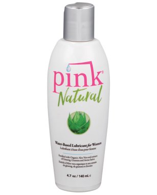 Pink Natural Water Based Lubricant for Women - 4.7 oz