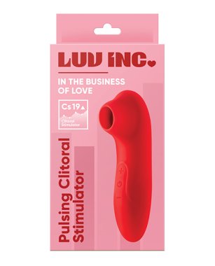 Luv Inc. Pulsing Clitoral Stimulator - Red