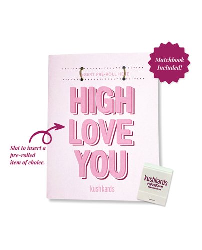 High Love You Greeting Card w/Matchbook