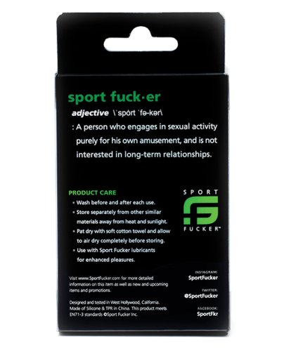 Sport Fucker Chubby Cockring - Black